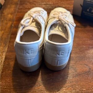 Nike  White and Tan Sneakers